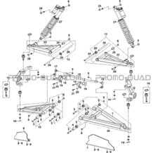 SUSPENSION AVANT pour Hytrack Toutes les cylindrées Toutes les années JOBBER 750 MAXX