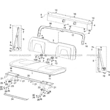 SIEGES pour Hytrack Toutes les cylindrées Toutes les années JOBBER 750 MAXX