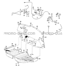 REPOSE-PIEDS pour Hytrack Toutes les cylindrées Toutes les années JOBBER 750 MAXX