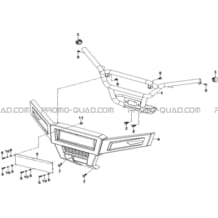 PARE-CHOCS pour Hytrack Toutes les cylindrées Toutes les années JOBBER 750 MAXX