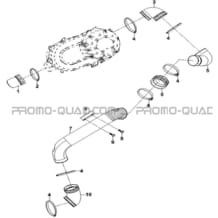 PRISES D AIR pour Hytrack Toutes les cylindrées Toutes les années JOBBER 750 MAXX