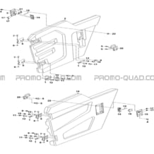 PORTES pour Hytrack Toutes les cylindrées Toutes les années JOBBER 750 MAXX