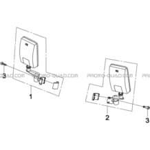 RETROVISEURS pour Hytrack All cylindrical All Years JOBBER 750 MAXX