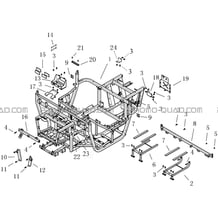 CHASSIS pour Hytrack Toutes les cylindrées Toutes les années JOBBER 800 DMAXX