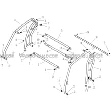 ARCEAUX pour Hytrack Toutes les cylindrées Toutes les années JOBBER 800 DMAXX
