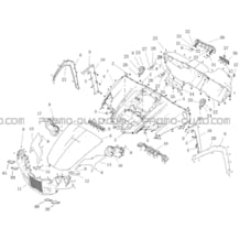 CARROSSERIE AVANT   DECORATION pour Hytrack Toutes les cylindrées Toutes les années JOBBER 800 DMAXX