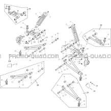SUSPENSION AVANT pour Hytrack Toutes les cylindrées Toutes les années JOBBER 800 DMAXX