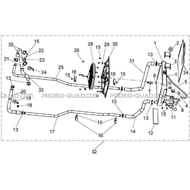 CIRCUIT DE REFROIDISSEMENT  Hytrack  All Years All cylindrical  Original parts OEMCIRCUIT DE REFROIDISSEMENT  Hytrack  All Years All cylindrical  Original parts OEM