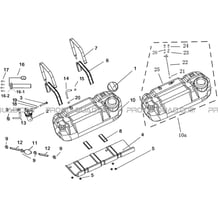 RESERVOIR A CARBURANT pour Hytrack Toutes les cylindrées Toutes les années JOBBER DMAXX FULL