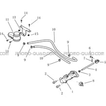 MAITRE CYLINDRE DE FREIN pour Hytrack All cylindrical All Years JOBBER DMAXX FULL