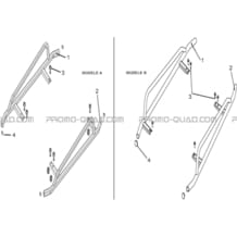 PROTECTIONS LATERALES (OPTION) pour Hytrack All cylindrical All Years JOBBER DMAXX FULL