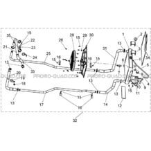 CIRCUIT DE REFROIDISSEMENT pour Hytrack All cylindrical All Years JOBBER DMAXX FULL