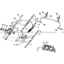 SUSPENSION ARRIERE pour Hytrack All cylindrical All Years JOBBER eV5
