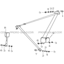 CEINTURES DE SECURITE pour Hytrack Toutes les cylindrées Toutes les années JOBBER eV5 FULL