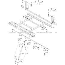 SUPPORT DE BENNE pour Hytrack All cylindrical All Years JOBBER eV5 MAXX