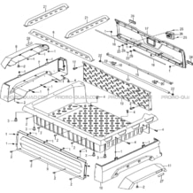 CARROSSERIE DE BENNE pour Hytrack All cylindrical All Years JOBBER eV5 MAXX