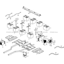 ENSEMBLE BATTERIES pour Hytrack Toutes les cylindrées Toutes les années JOBBER eV5 MAXX