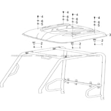 TOIT (OPTION) pour Hytrack Toutes les cylindrées Toutes les années JOBBER eV5 MAXX