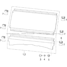 PARE BRISE (OPTION) pour Hytrack All cylindrical All Years JOBBER eV5 MAXX