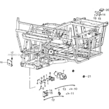 ECLAIRAGE PLAQUE   TREUIL (OPTION) pour Hytrack Toutes les cylindrées Toutes les années JOBBER eV5 MAXX