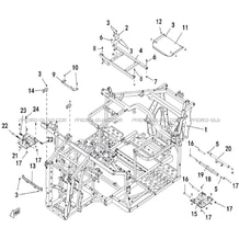 CHASSIS pour Hytrack Toutes les cylindrées Toutes les années JOBBER T-BOSS 500