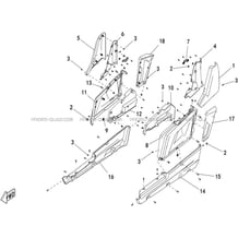 CACHES LATERAUX pour Hytrack All cylindrical All Years JOBBER T-BOSS 500