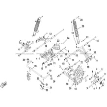 SUSPENSION ARRIERE pour Hytrack Toutes les cylindrées Toutes les années JOBBER T-BOSS 500