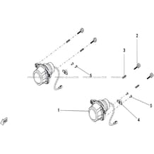 FEUX DE CROISEMENT pour Hytrack Toutes les cylindrées Toutes les années JOBBER T-BOSS 500