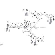 SYSTEME DE FREINAGE pour Hytrack Toutes les cylindrées Toutes les années JOBBER T-BOSS 500