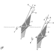 FILETS DE PROTECTION pour Hytrack Toutes les cylindrées Toutes les années JOBBER T-BOSS 500