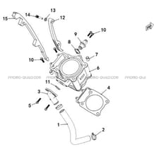 CYLINDRE pour Hytrack Toutes les cylindrées Toutes les années JOBBER T-BOSS 500