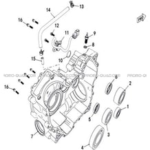 CARTER MOTEUR DROIT pour Hytrack Toutes les cylindrées Toutes les années JOBBER T-BOSS 500