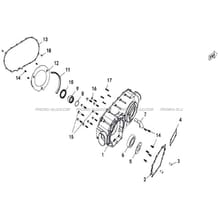 CARTER VARIATEUR pour Hytrack Toutes les cylindrées Toutes les années JOBBER T-BOSS 500