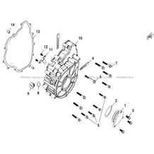 CACHE CARTER GAUCHE pour Hytrack All cylindrical All Years JOBBER T-BOSS 500