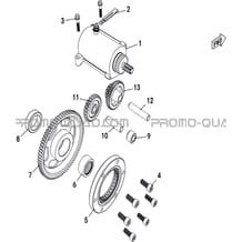 ENSEMBLE DEMARREUR pour Hytrack All cylindrical All Years JOBBER T-BOSS 500