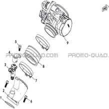 SYSTEME D'INJECTION pour Hytrack Toutes les cylindrées Toutes les années JOBBER T-BOSS 500