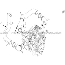 PRISES D'AIR pour Hytrack Toutes les cylindrées Toutes les années JOBBER T-BOSS 500