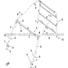 ARCEAUX pour Hytrack Toutes les cylindrées Toutes les années JOBBER T-BOSS 550