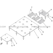 PROTECTION SOUS-CHASSIS pour Hytrack Toutes les cylindrées Toutes les années JOBBER T-BOSS 550