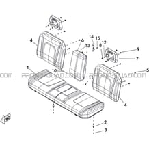 SIEGES pour Hytrack All cylindrical All Years JOBBER T-BOSS 550