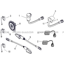 SYSTEME ELECTRIQUE 2 pour Hytrack Toutes les cylindrées Toutes les années JOBBER T-BOSS 550