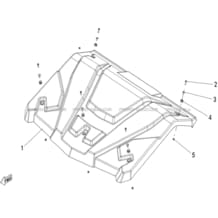 TOIT (OPTION) pour Hytrack Toutes les cylindrées Toutes les années JOBBER T-BOSS 570