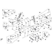 SUSPENSIONS AVANT pour Hytrack Toutes les cylindrées Toutes les années JOBBER T-BOSS 570