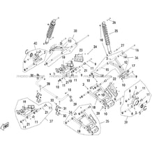 AMORTISSEUR ARRIERE pour Hytrack Toutes les cylindrées Toutes les années JOBBER T-BOSS 570