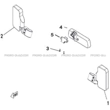 RETROVISEURS pour Hytrack Toutes les cylindrées Toutes les années JOBBER T-BOSS 570