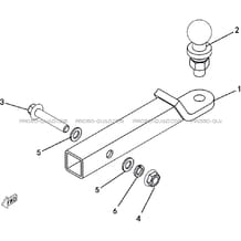 TREUIL (OPTION) pour Hytrack Toutes les cylindrées Toutes les années JOBBER T-BOSS 570