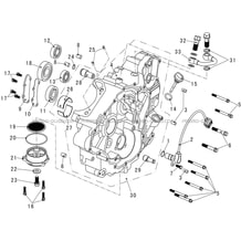 CARTER MOTEUR GAUCHE pour Hytrack Toutes les cylindrées Toutes les années JOBBER T-BOSS 570