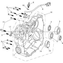 CARTER MOTEUR DROIT pour Hytrack Toutes les cylindrées Toutes les années JOBBER T-BOSS 570
