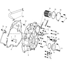 CACHE CARTER GAUCHE pour Hytrack Toutes les cylindrées Toutes les années JOBBER T-BOSS 570