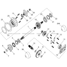 TRANSMISSION II pour Hytrack Toutes les cylindrées Toutes les années JOBBER T-BOSS 570